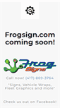 Mobile Screenshot of frogsign.com